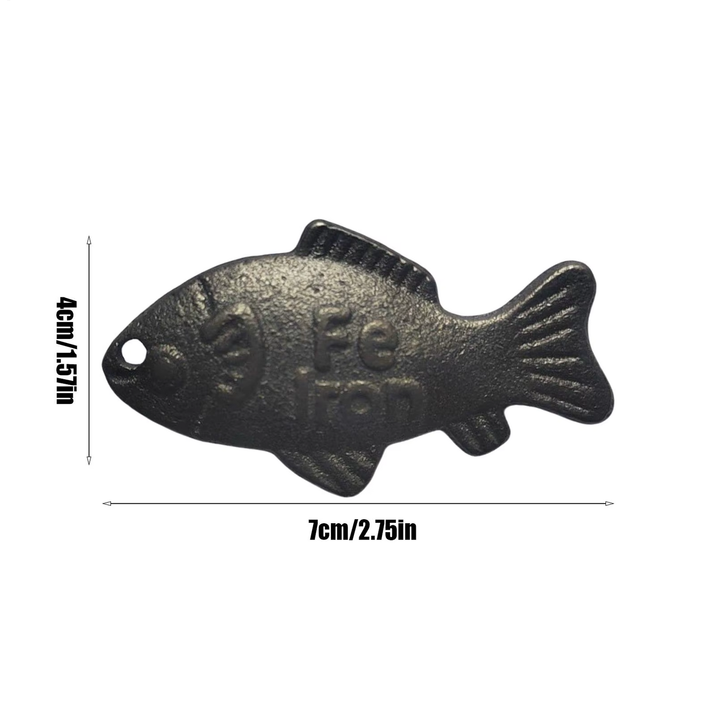 JärnLycka Fisken i 100% Rent Järn