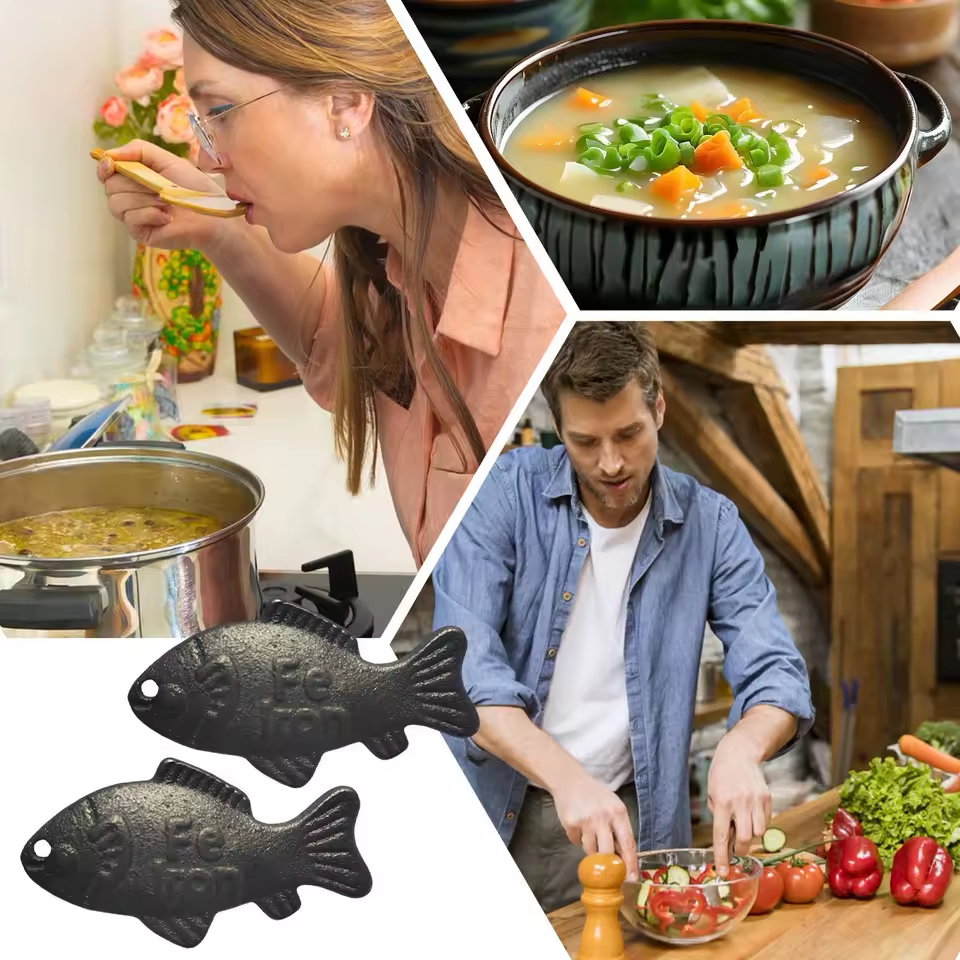 JärnLycka Fisken i 100% Rent Järn